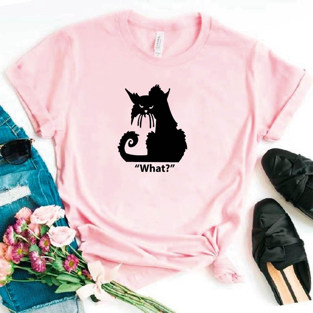 Camisetas estampada tipo T- shirt WHAT GATO — foto 8