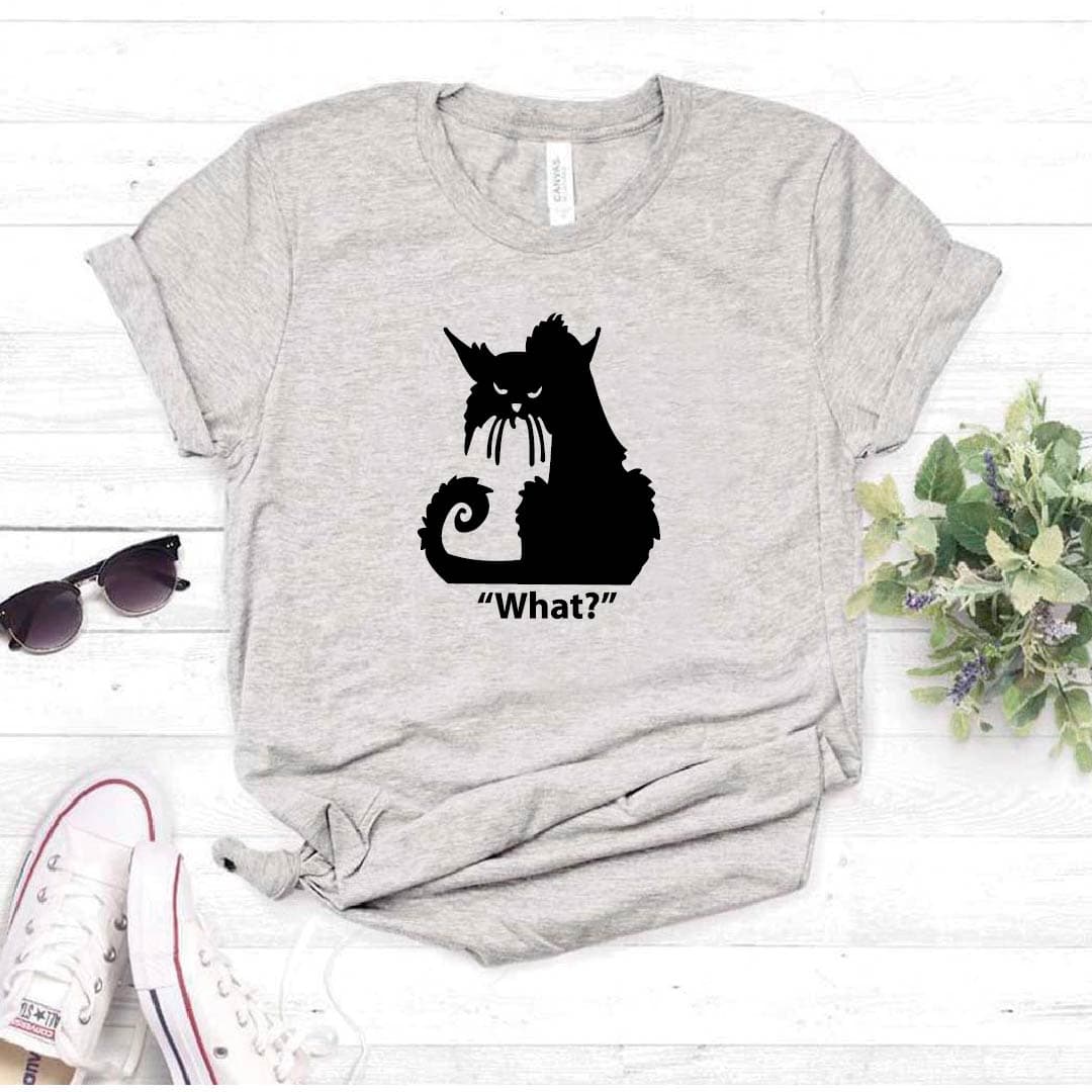 Camisetas estampada tipo T- shirt WHAT GATO — foto 1
