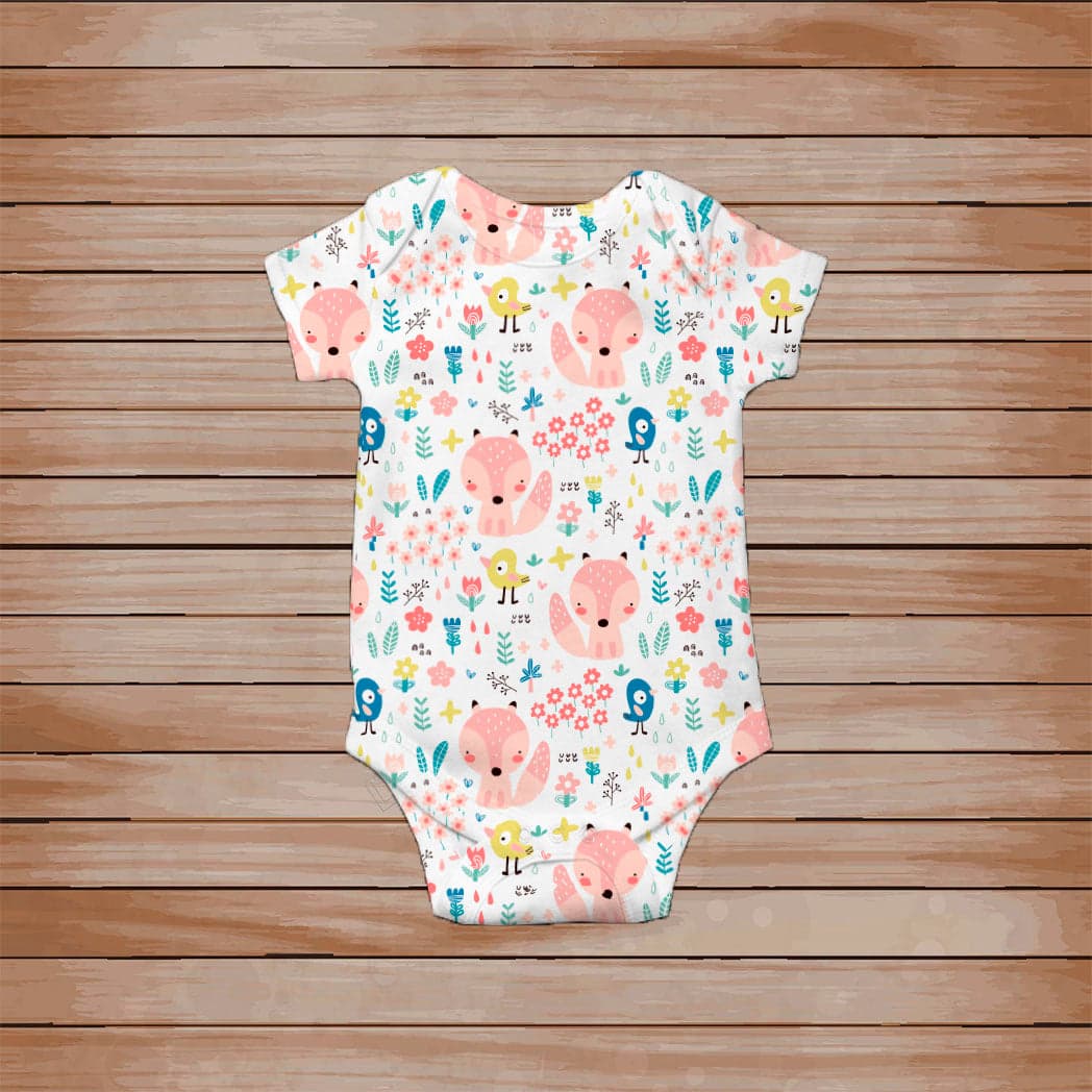 Body para bebe (mameluco) estampado con Zorrito — foto 1