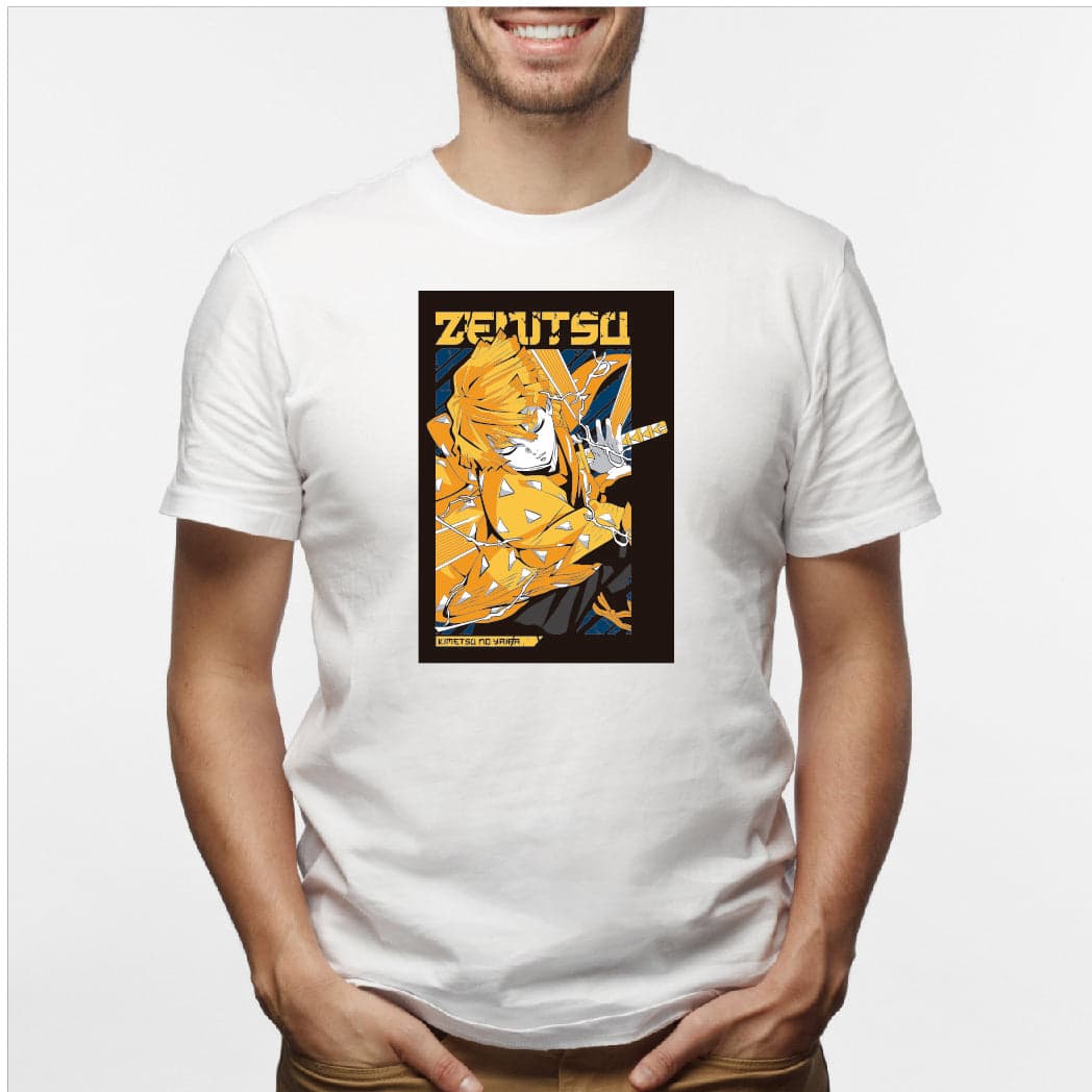 Camisa estampada en algodón para hombre tipo T-shirt Zenitsu — foto 3
