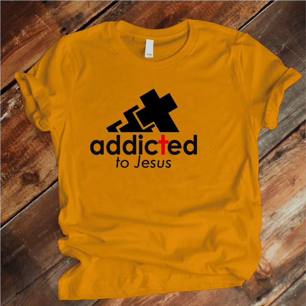 Camiseta estampada unisex T- Shirt Addicted to Jesus — foto 13