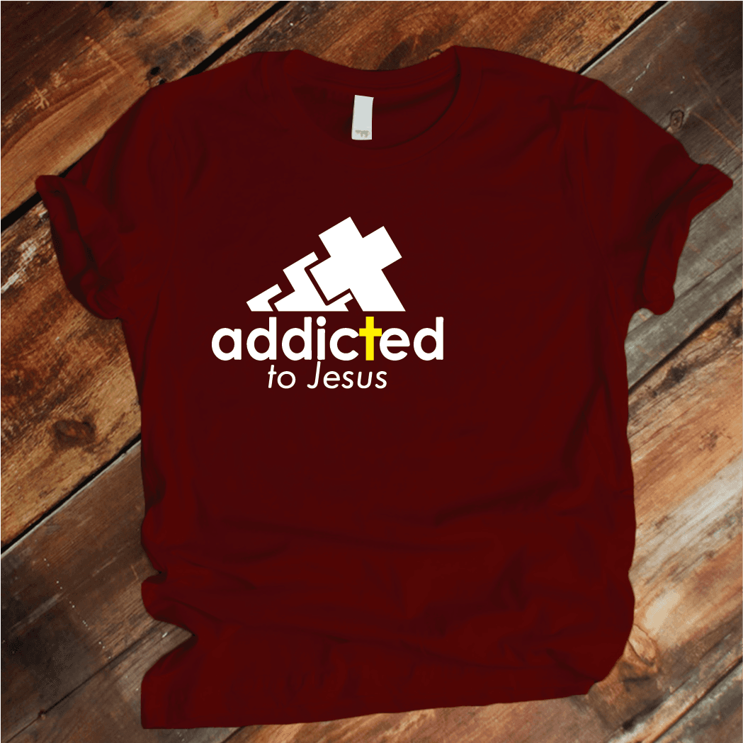 Camiseta estampada unisex T- Shirt Addicted to Jesus — foto 14