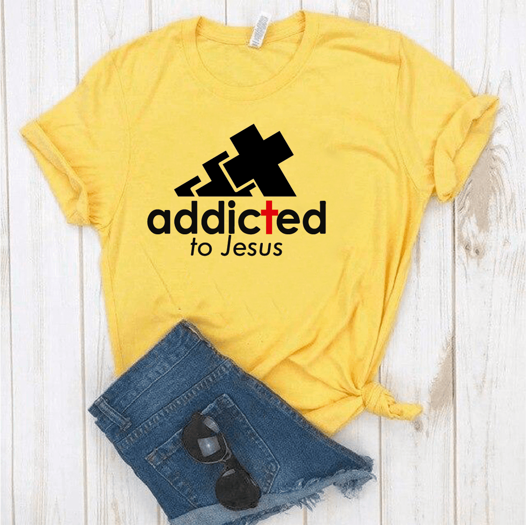 Camiseta estampada unisex T- Shirt Addicted to Jesus — foto 4