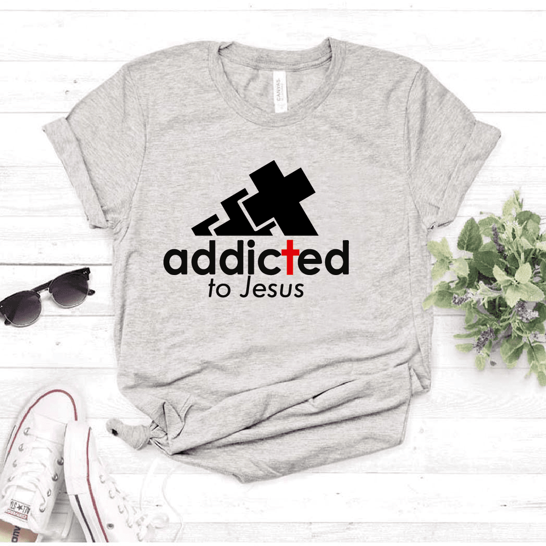 Camiseta estampada unisex T- Shirt Addicted to Jesus — foto 5