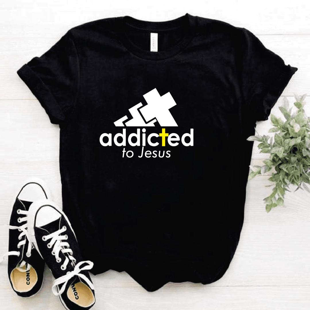 Camiseta estampada unisex T- Shirt Addicted to Jesus — foto 6