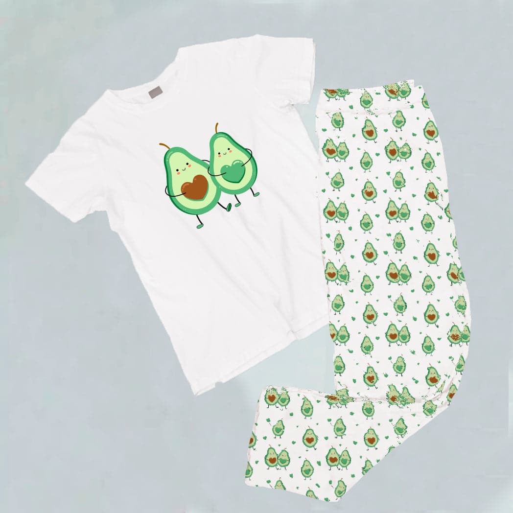 Pijama estampada de pantalón Largo AGUACATE PAREJITA — foto 1