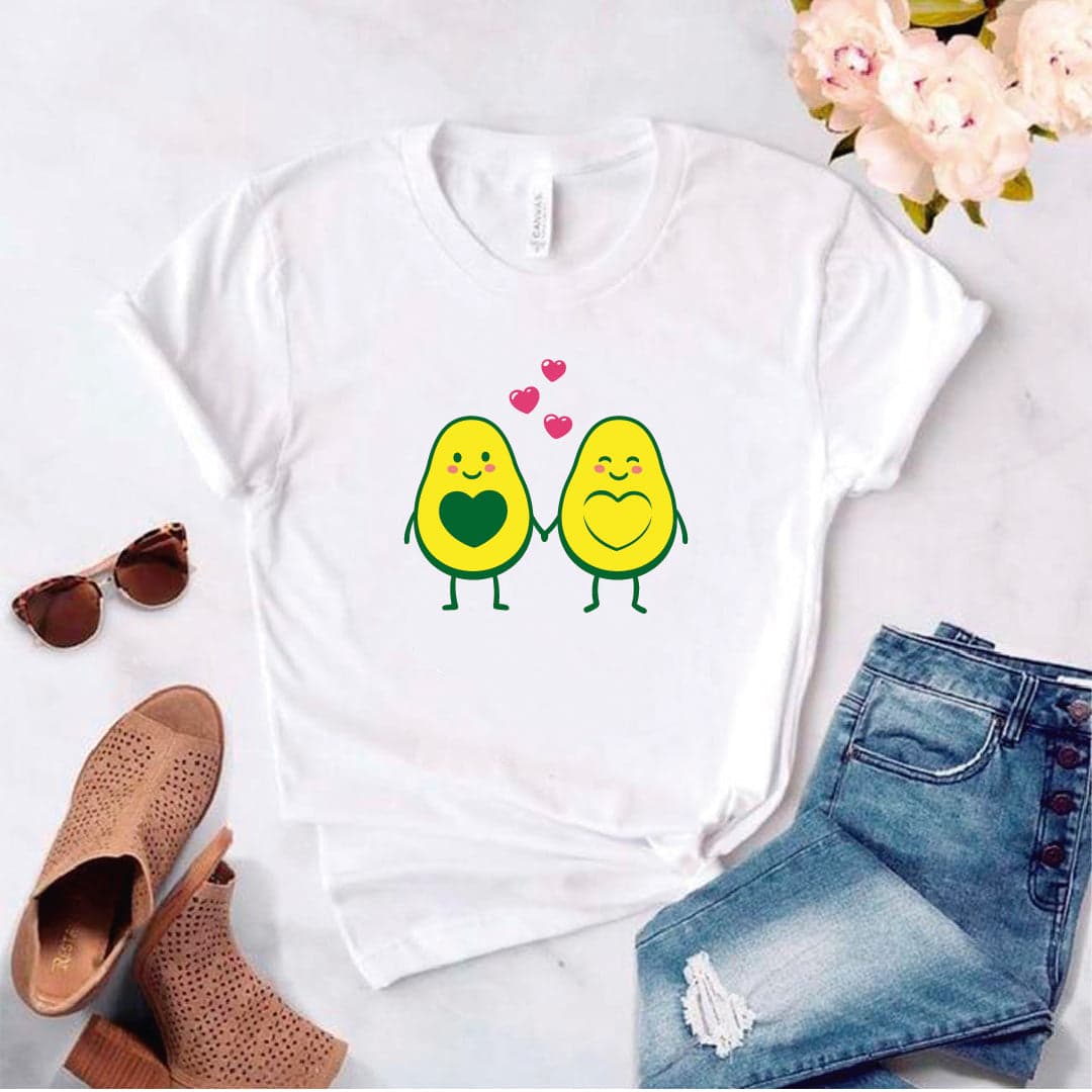 Camisa estampada tipo T- shirt Aguacate Parejita — foto 2