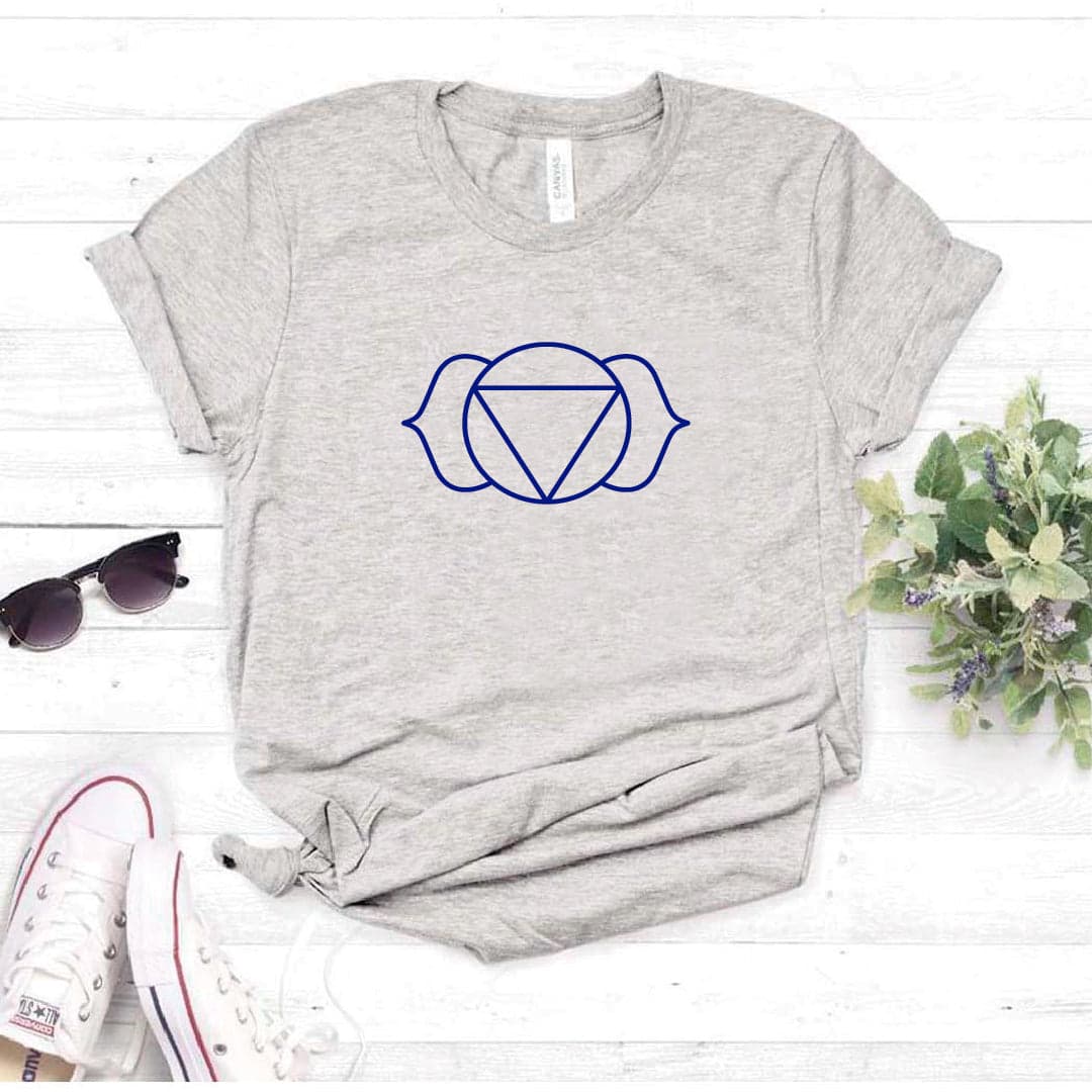 Camisa estampada tipo T- shirt los 6to chakra (Ajna) — foto 8