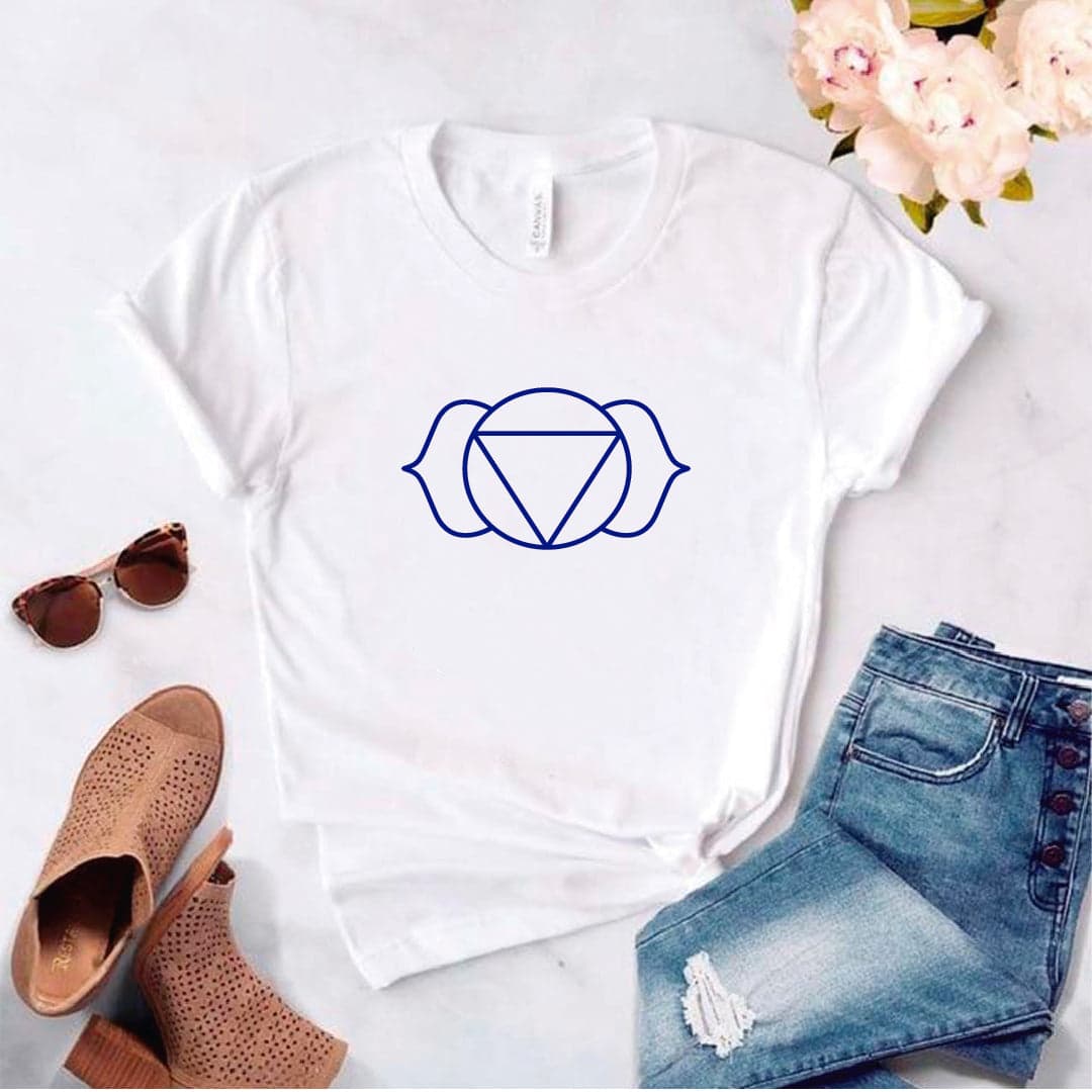 Camisa estampada tipo T- shirt los 6to chakra (Ajna) — foto 1
