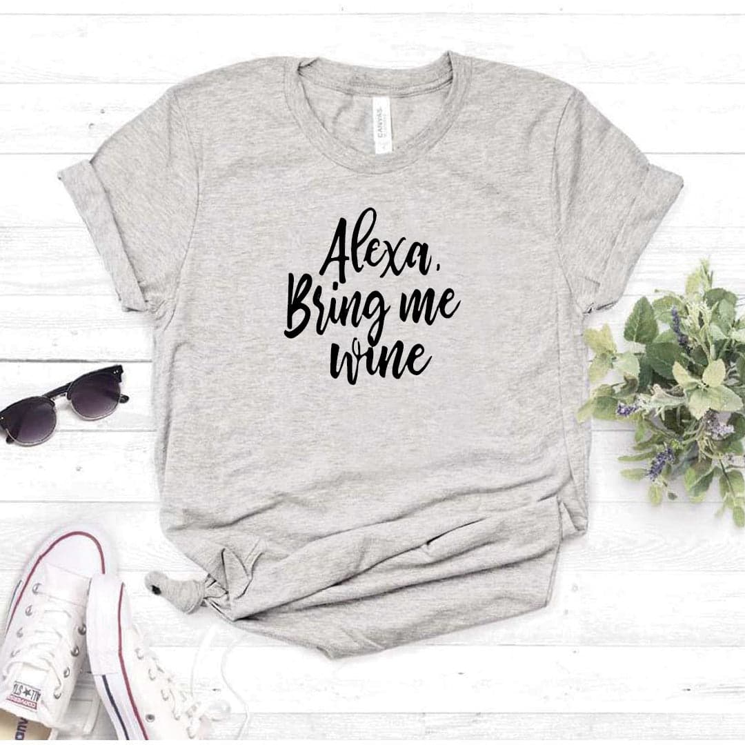 Camisa estampada  tipo T-shirt  ALEXA BRING ME WINE — foto 8