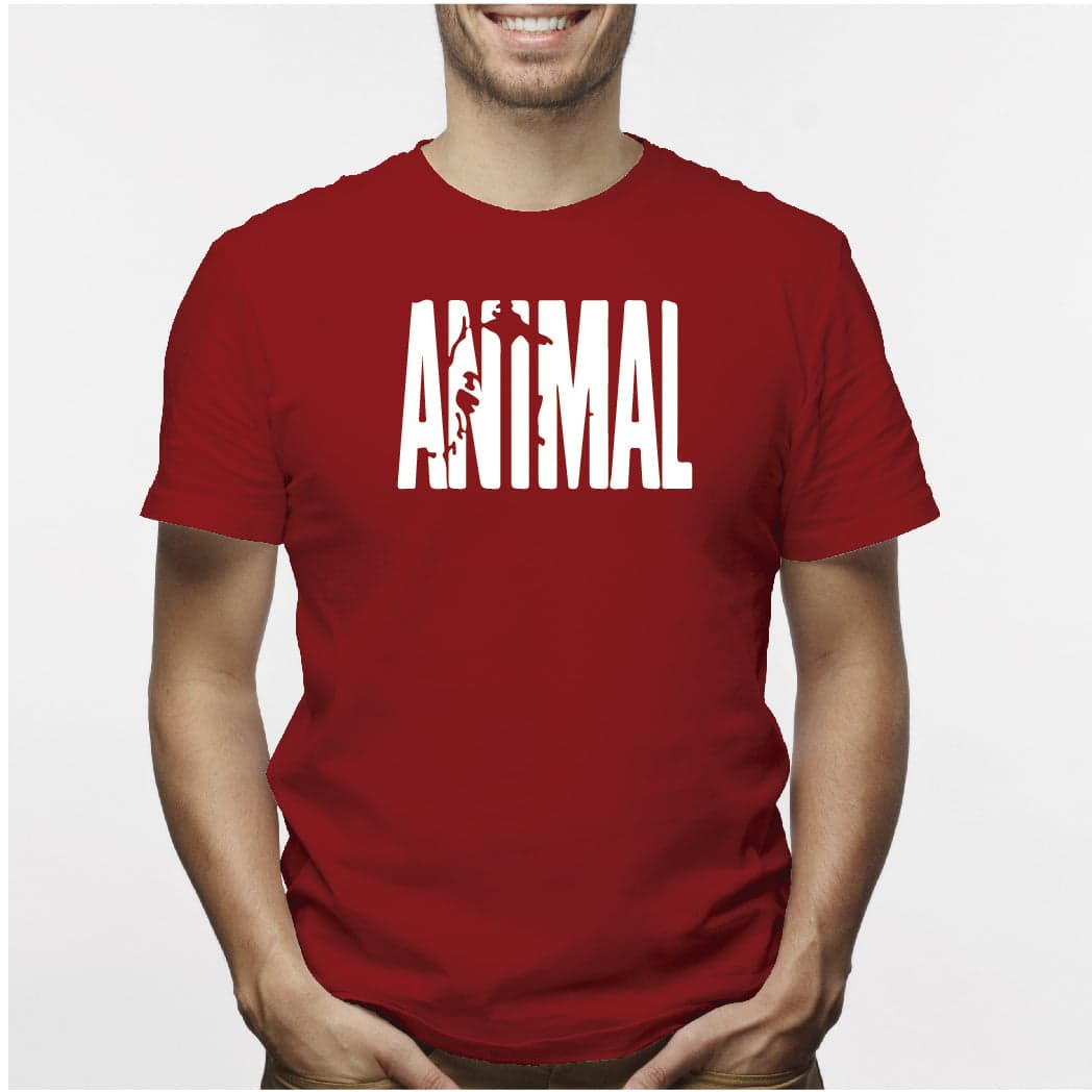 Camisa estampada para hombre tipo T-shirt Animal — foto 7