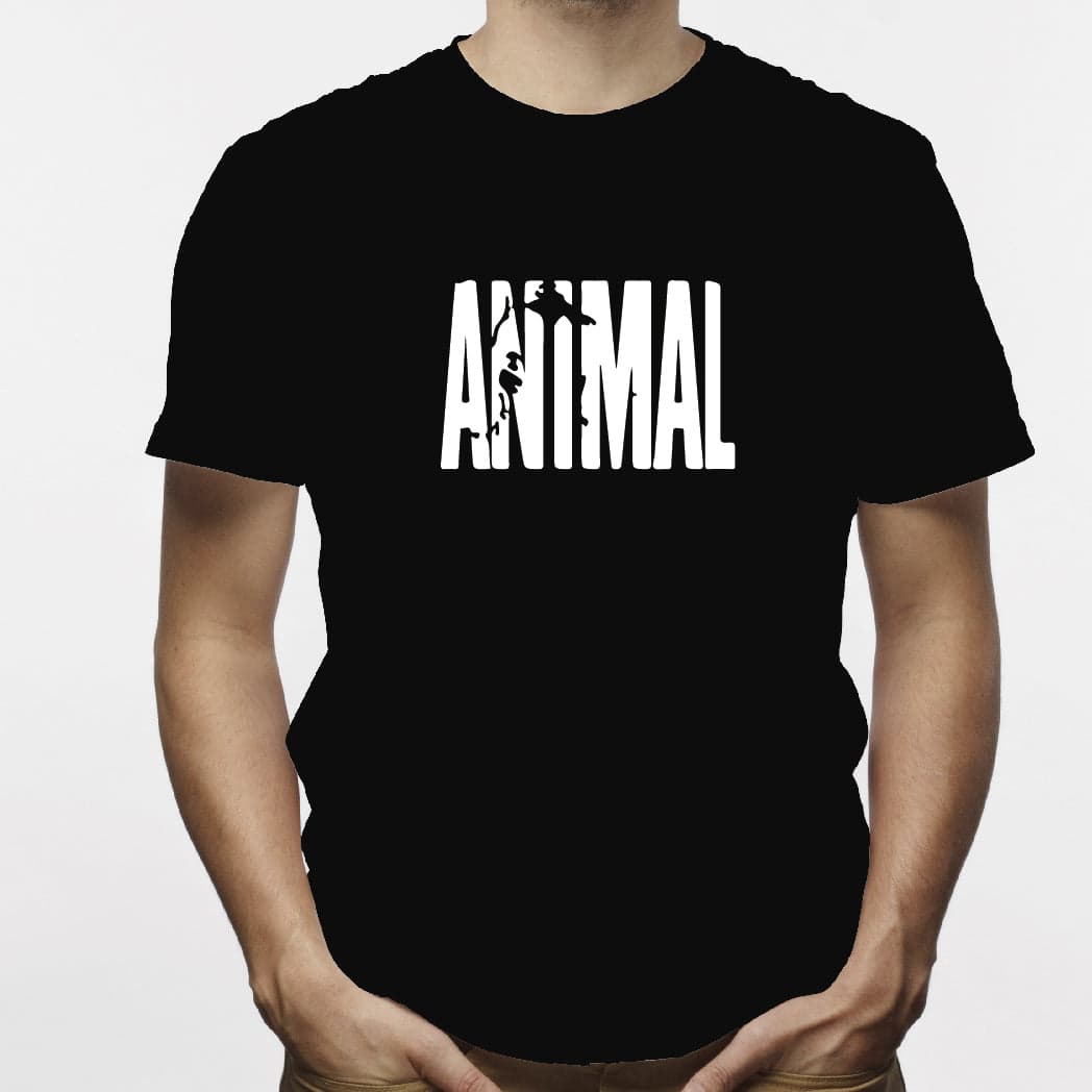 Camisa estampada para hombre tipo T-shirt Animal — foto 1