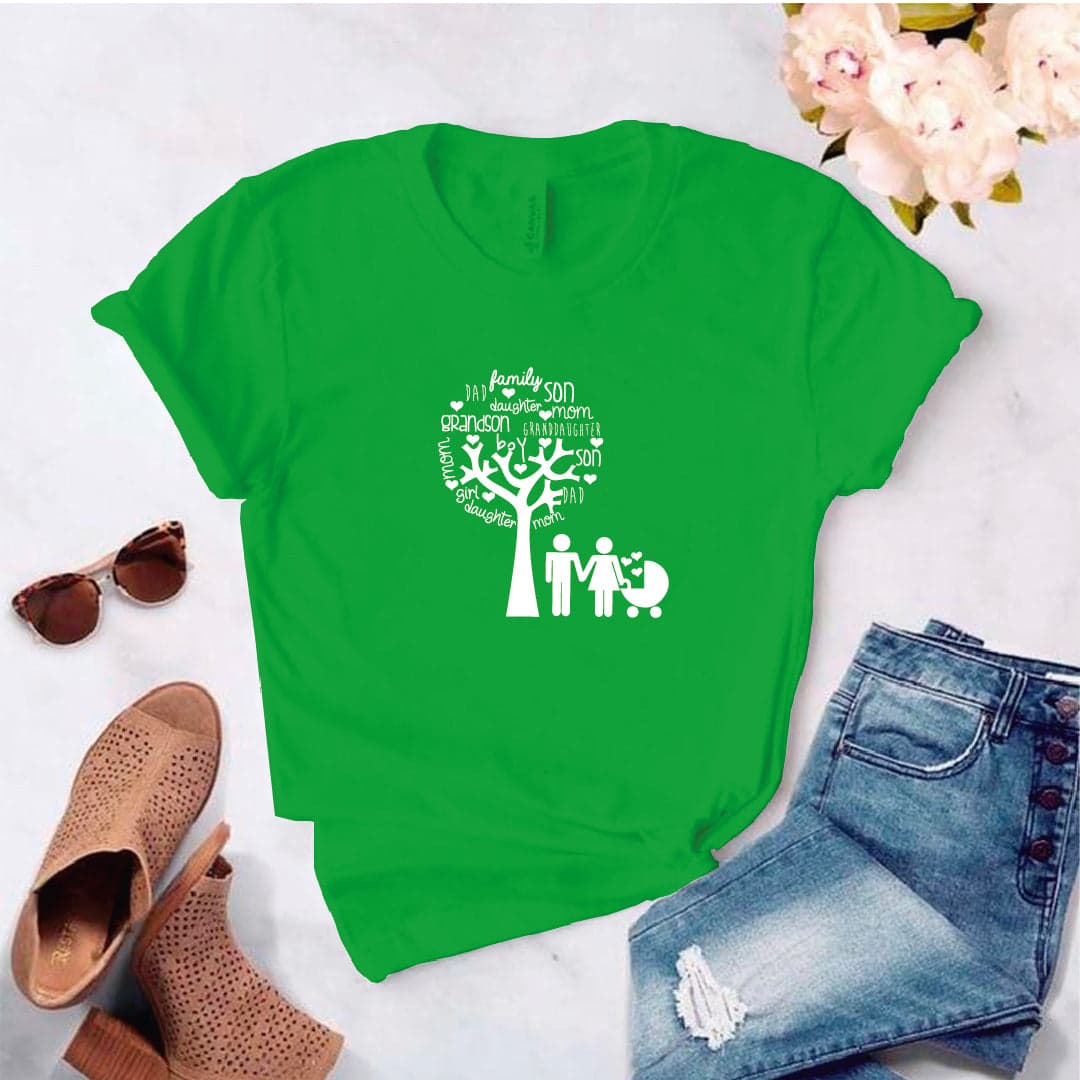 Camisa estampada tipo T- shirt Arbol Familiar — foto 5