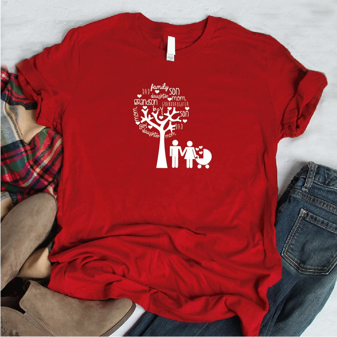 Camisa estampada tipo T- shirt Arbol Familiar — foto 6