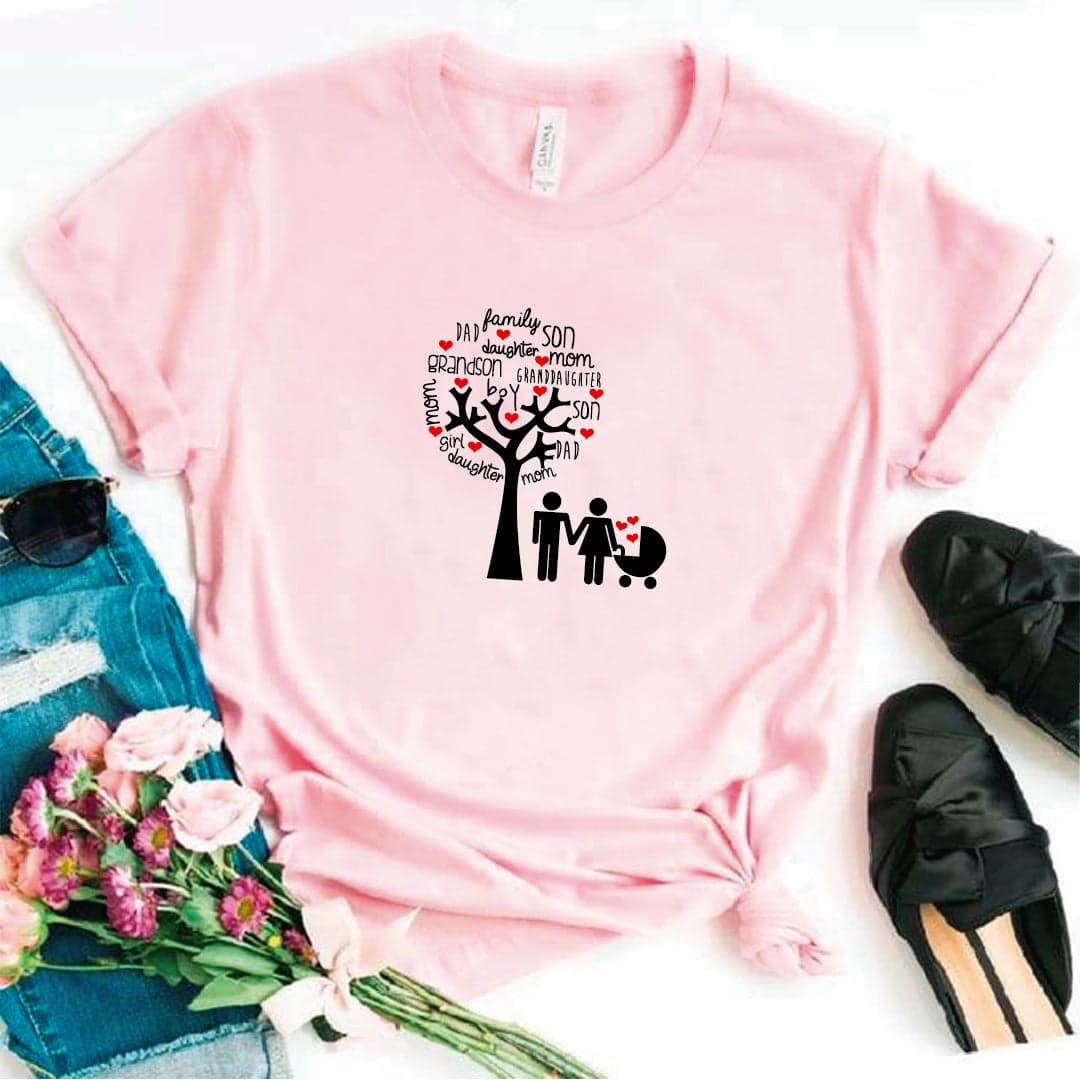 Camisa estampada tipo T- shirt Arbol Familiar — foto 7