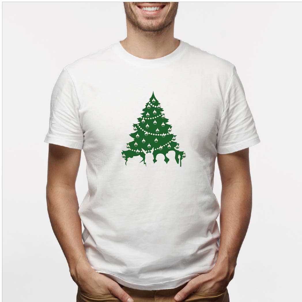 Camisa estampada para hombre  tipo T-shirt (NAVIDAD) árbol navideño pokémon — foto 4