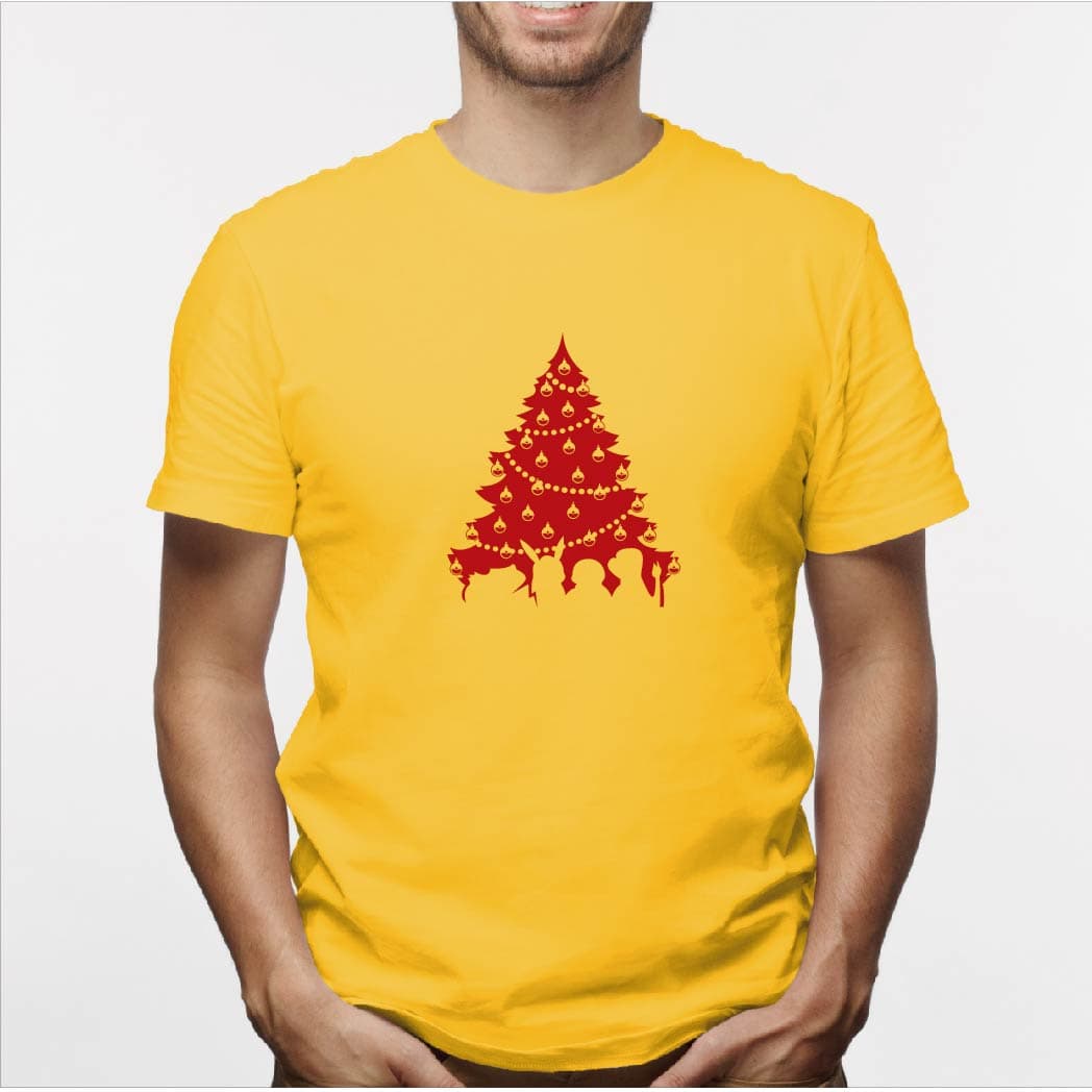 Camisa estampada para hombre  tipo T-shirt (NAVIDAD) árbol navideño pokémon — foto 5