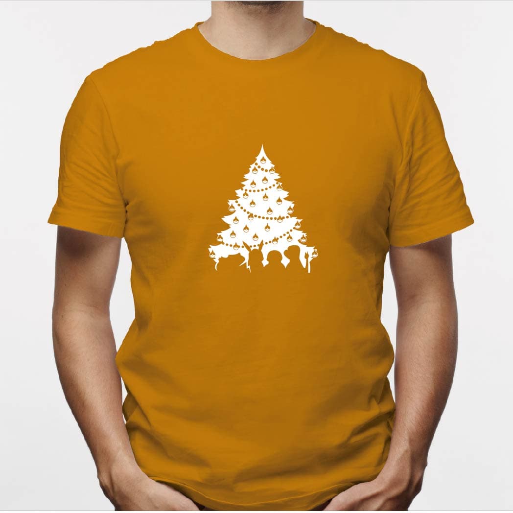 Camisa estampada para hombre  tipo T-shirt (NAVIDAD) árbol navideño pokémon — foto 7