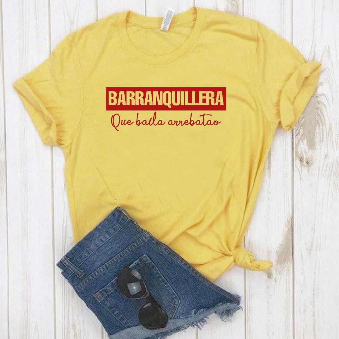 Camiseta Estampada T-shirt Barranquillera que baila arrebatao — foto 4