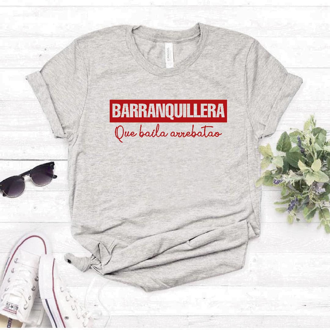 Camiseta Estampada T-shirt Barranquillera que baila arrebatao — foto 1
