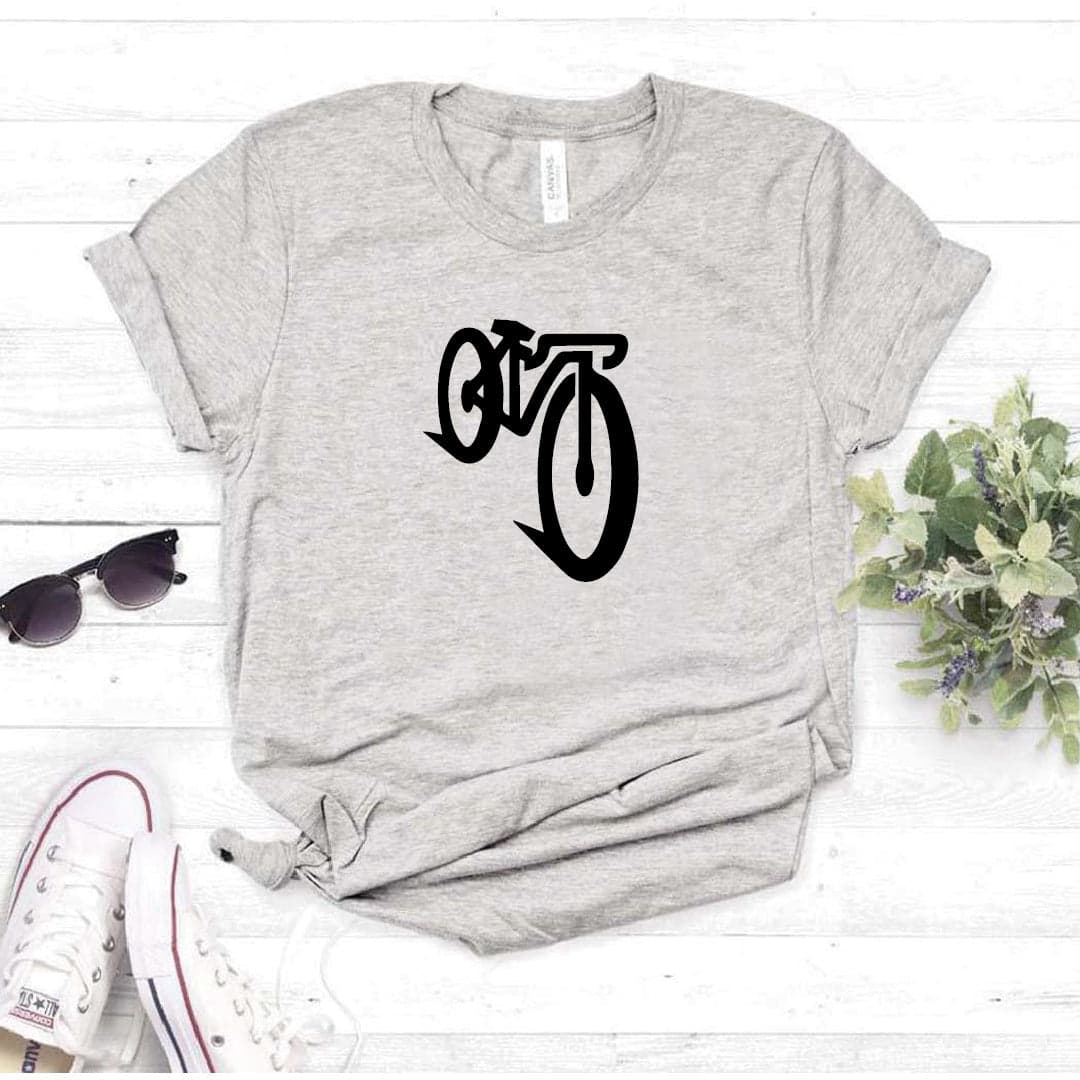 Camisa estampada  tipo T-shirt BICICLETA ANDANDO — foto 4