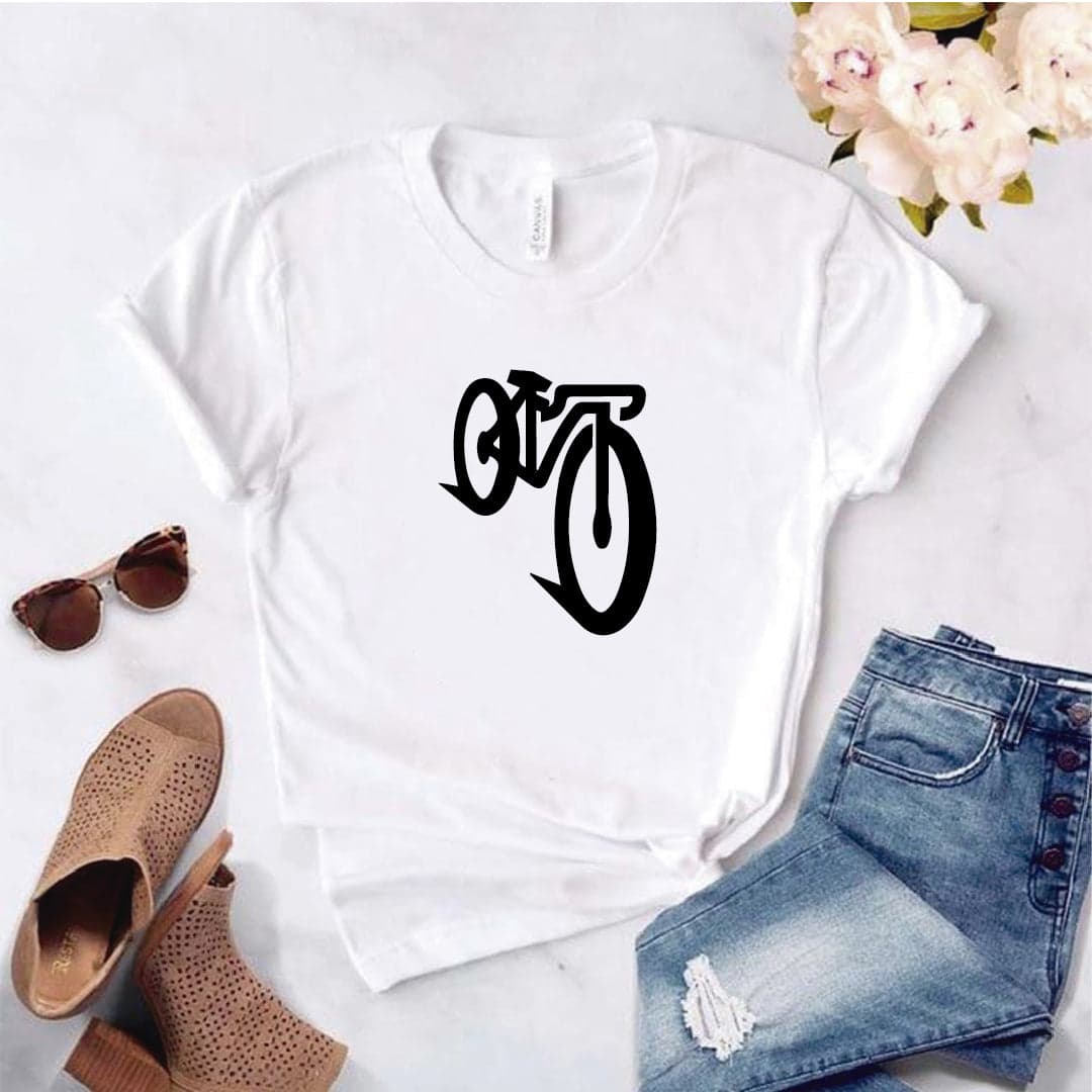 Camisa estampada  tipo T-shirt BICICLETA ANDANDO — foto 5