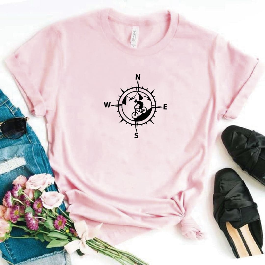 Camisa estampada  tipo T-shirt BICICLETA BRUJULA — foto 1