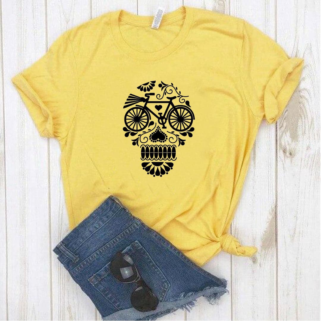 Camisa estampada  tipo T-shirt BICICLETA CATRINA — foto 4