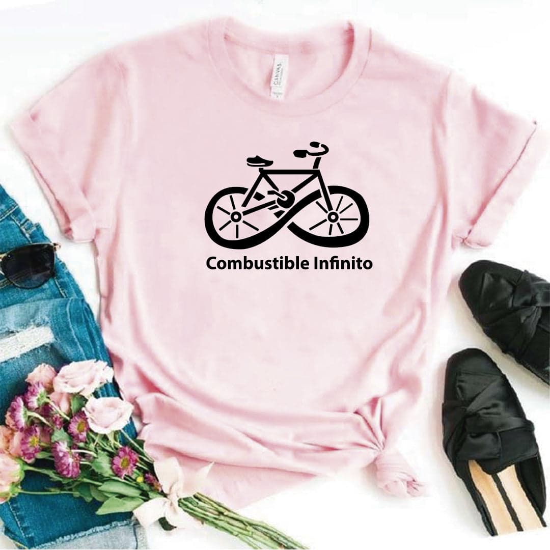 Camisa estampada  tipo T-shirt BICICLETA COMBUSTIBLE INFINITO — foto 7