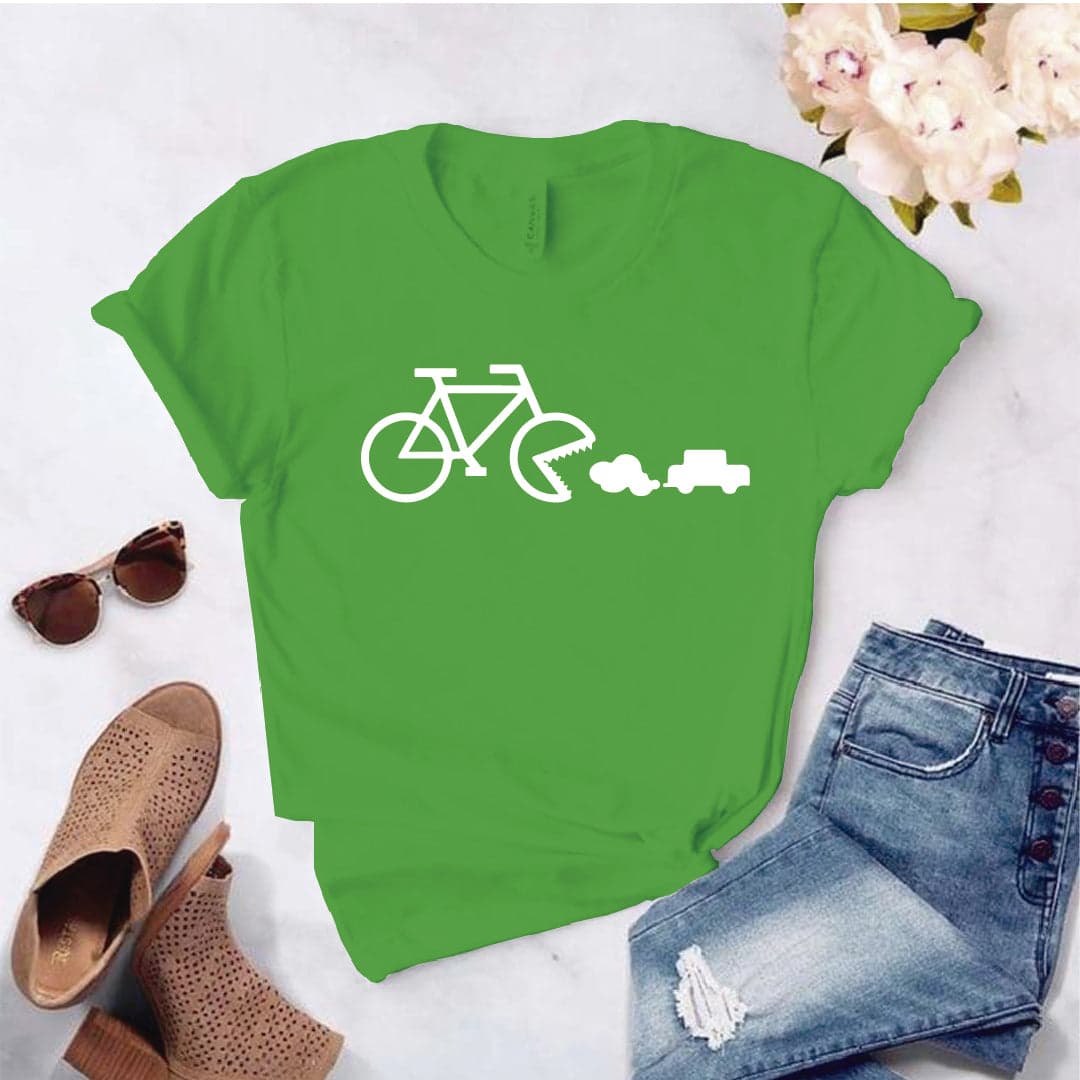 Camisa estampada  tipo T-shirt BICICLETA HAMBRIENTA — foto 6