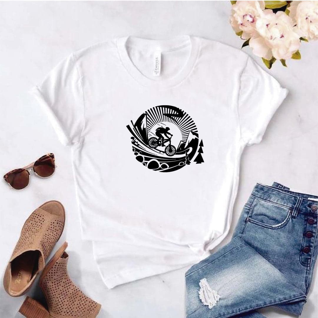 Camisa estampada  tipo T-shirt MONTAÑISTA CIRCULO — foto 7