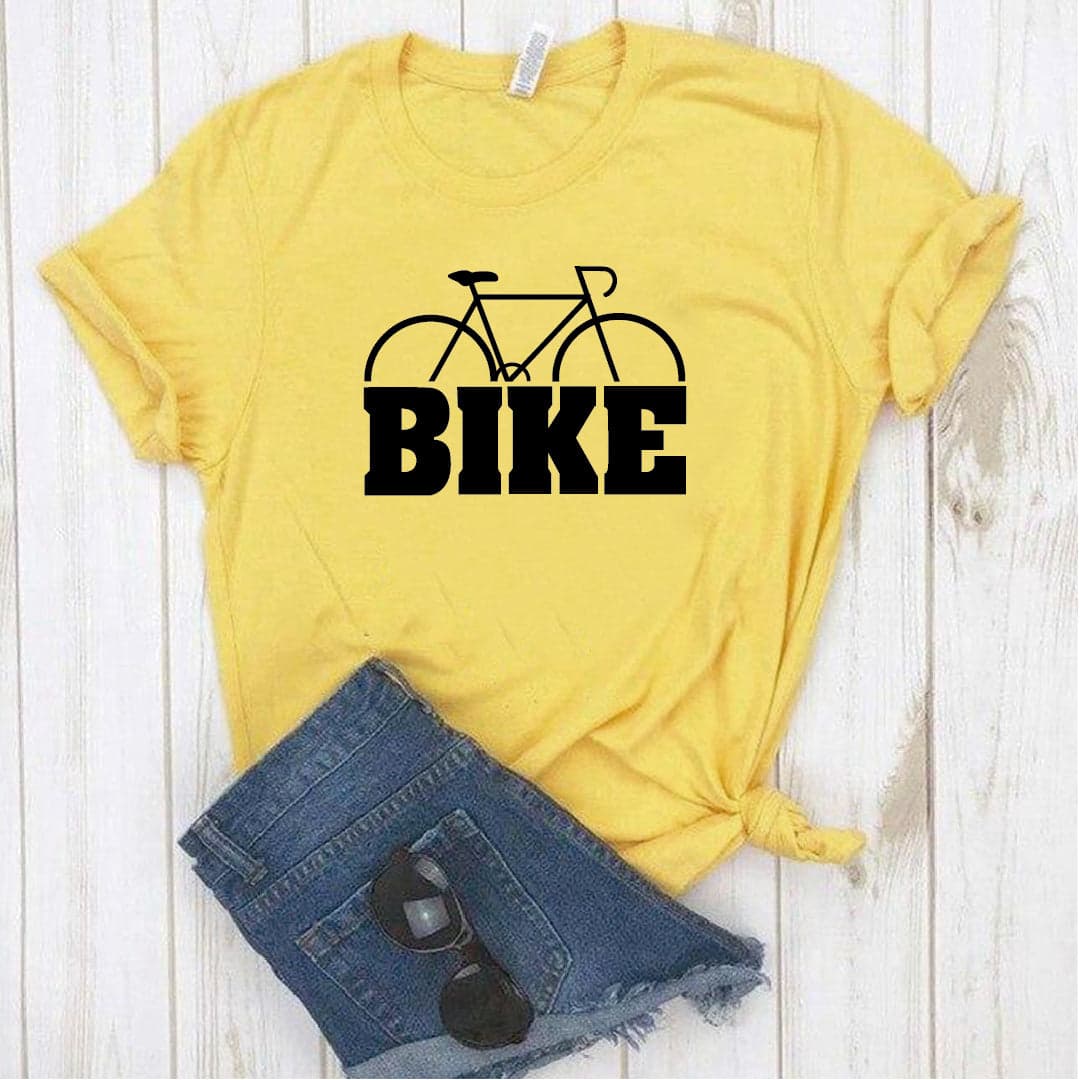 Camisa estampada  tipo T-shirt BIKE MEDIA BICICLETA — foto 3
