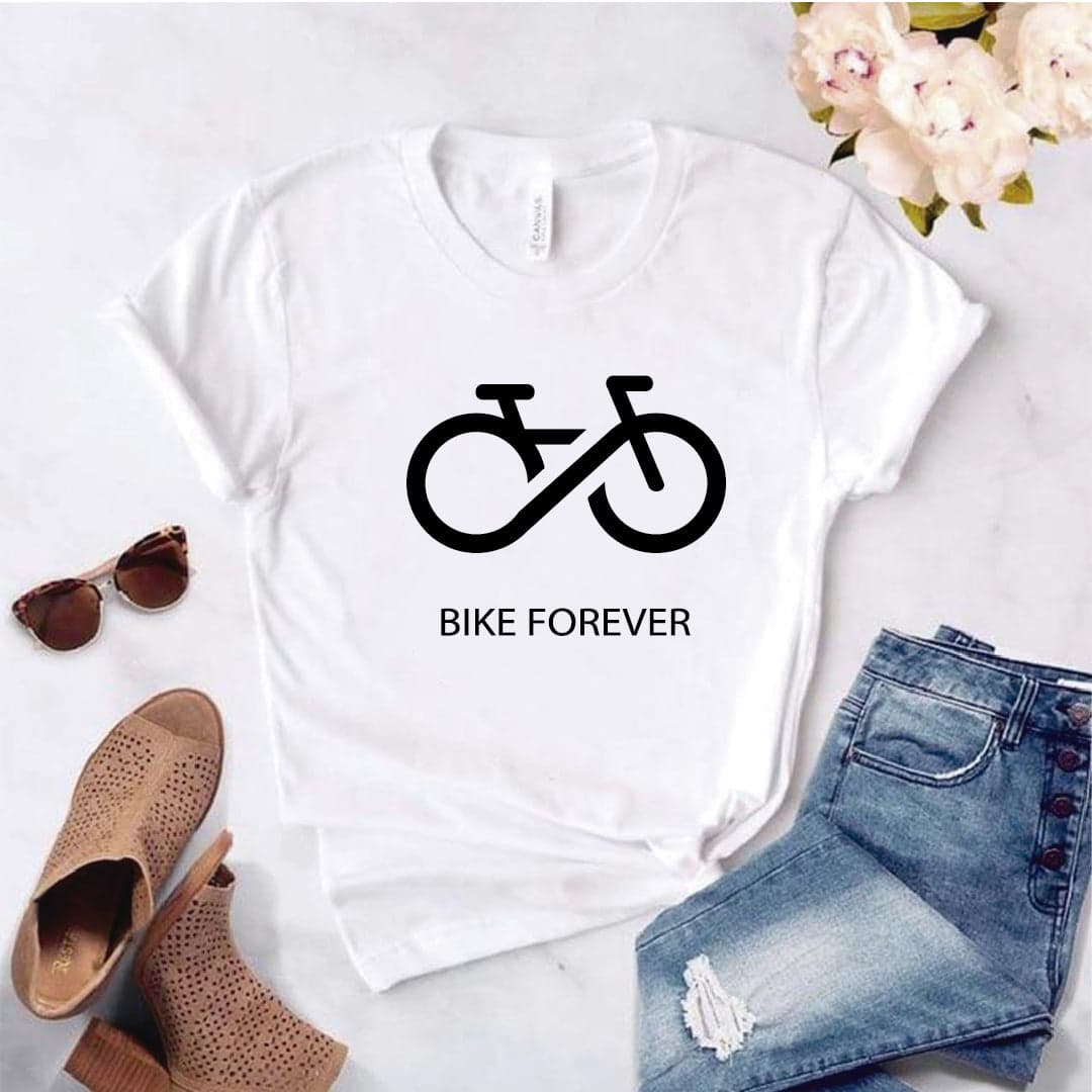 Camisa estampada  tipo T-shirt BIKE FOR EVER — foto 3