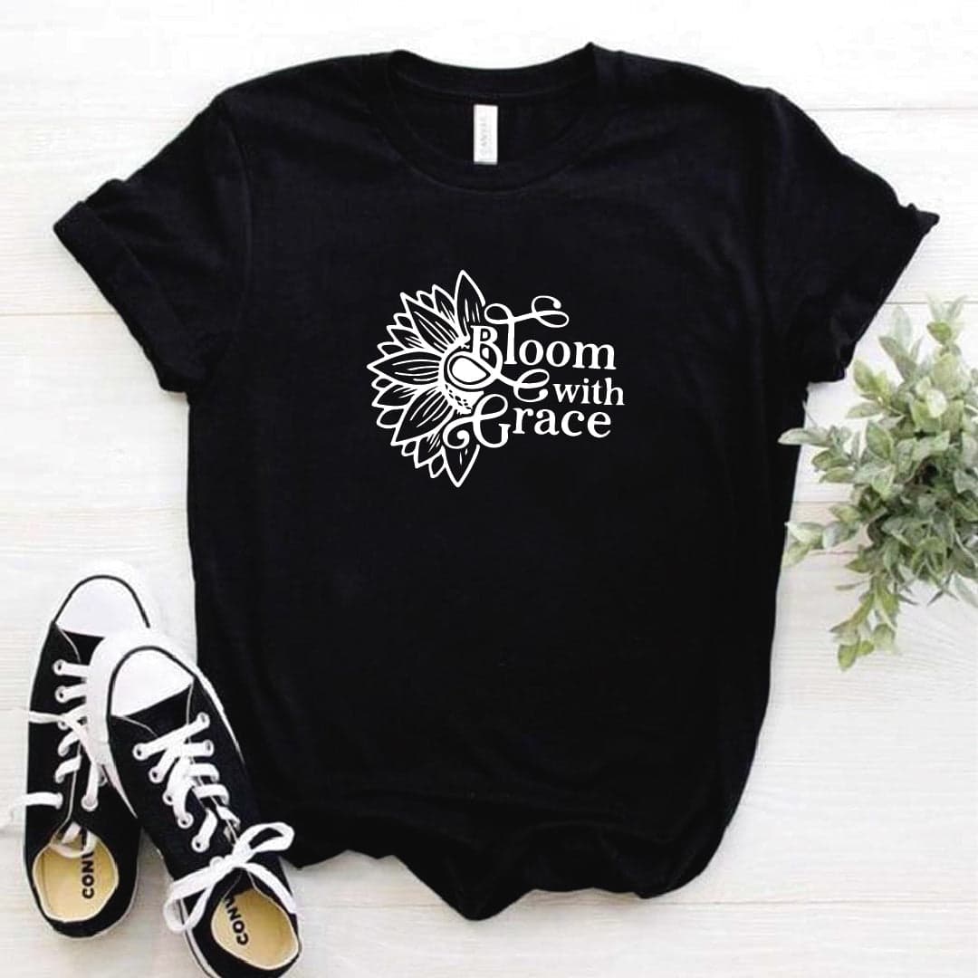 Camisa estampada  tipo T-shirt  BLOOM WHIT GRACE GIRASOL — foto 2