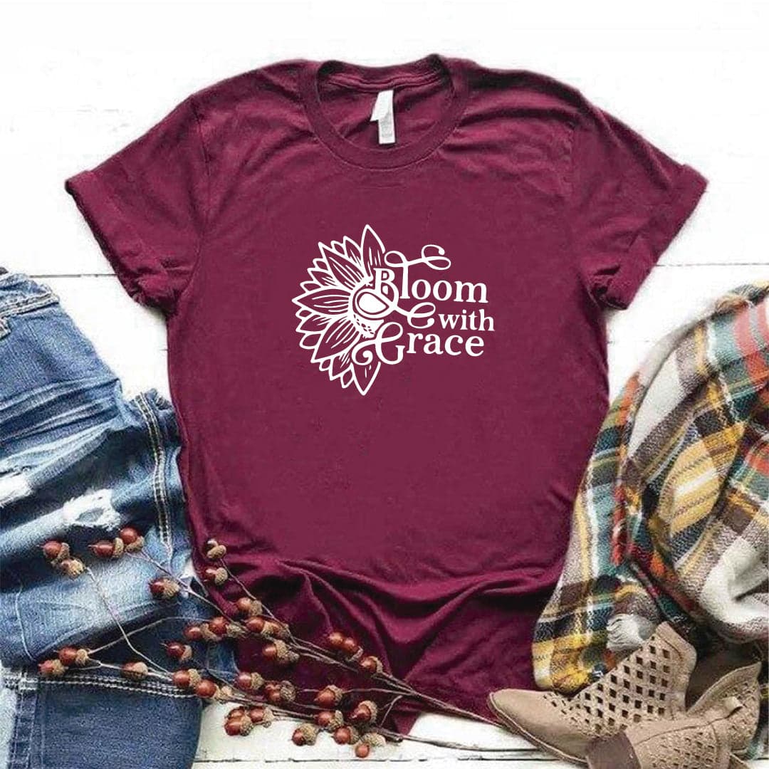 Camisa estampada  tipo T-shirt  BLOOM WHIT GRACE GIRASOL — foto 3
