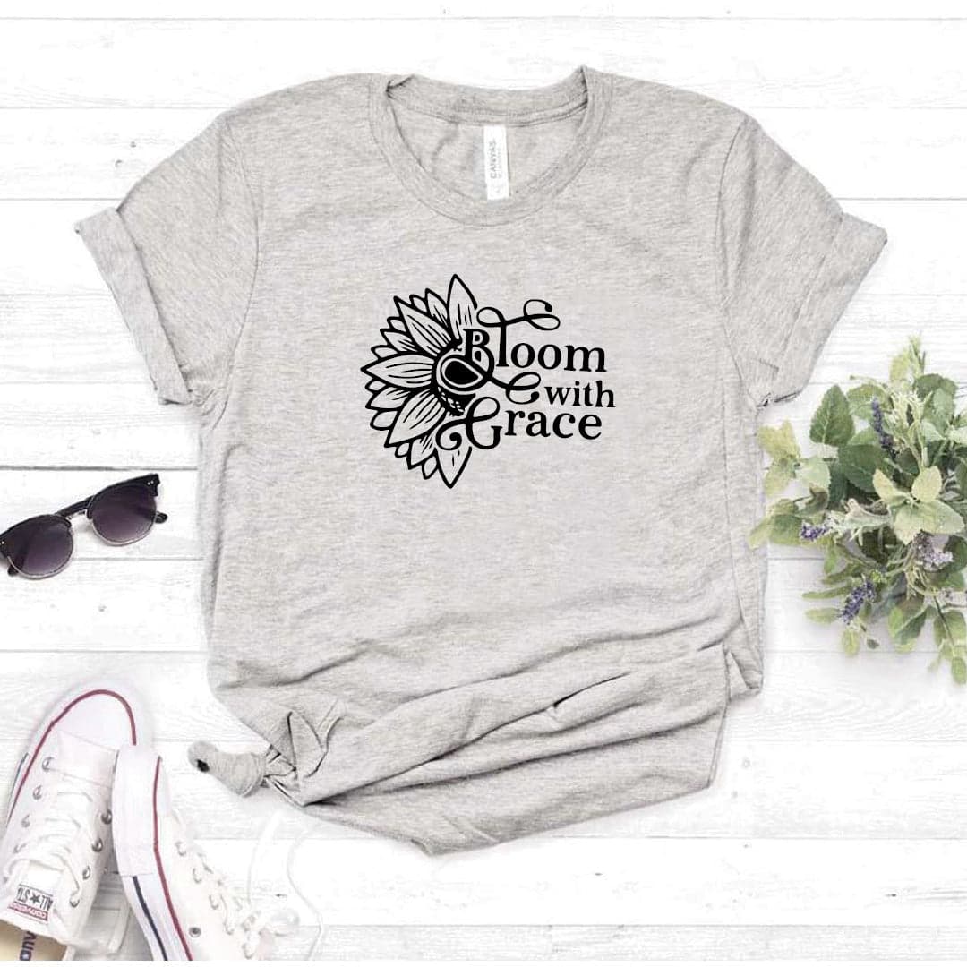 Camisa estampada  tipo T-shirt  BLOOM WHIT GRACE GIRASOL — foto 7