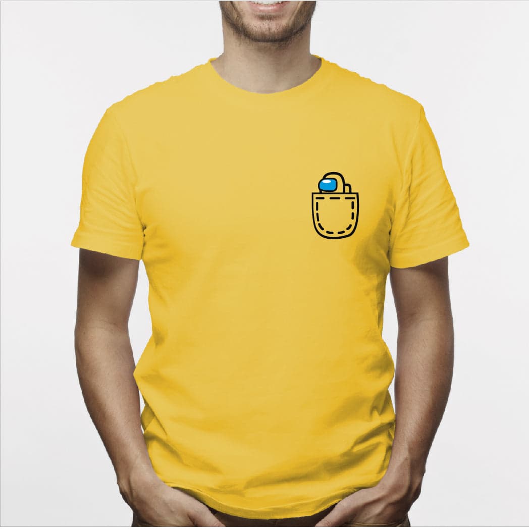 Camisa estampada para hombre  tipo T-shirt AMONG US BOLSILLO — foto 5