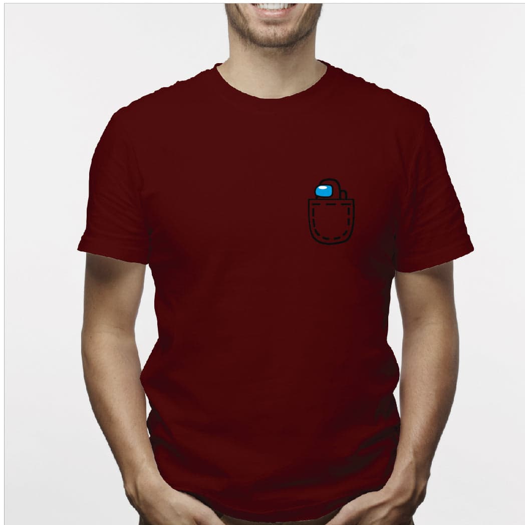 Camisa estampada para hombre  tipo T-shirt AMONG US BOLSILLO — foto 6