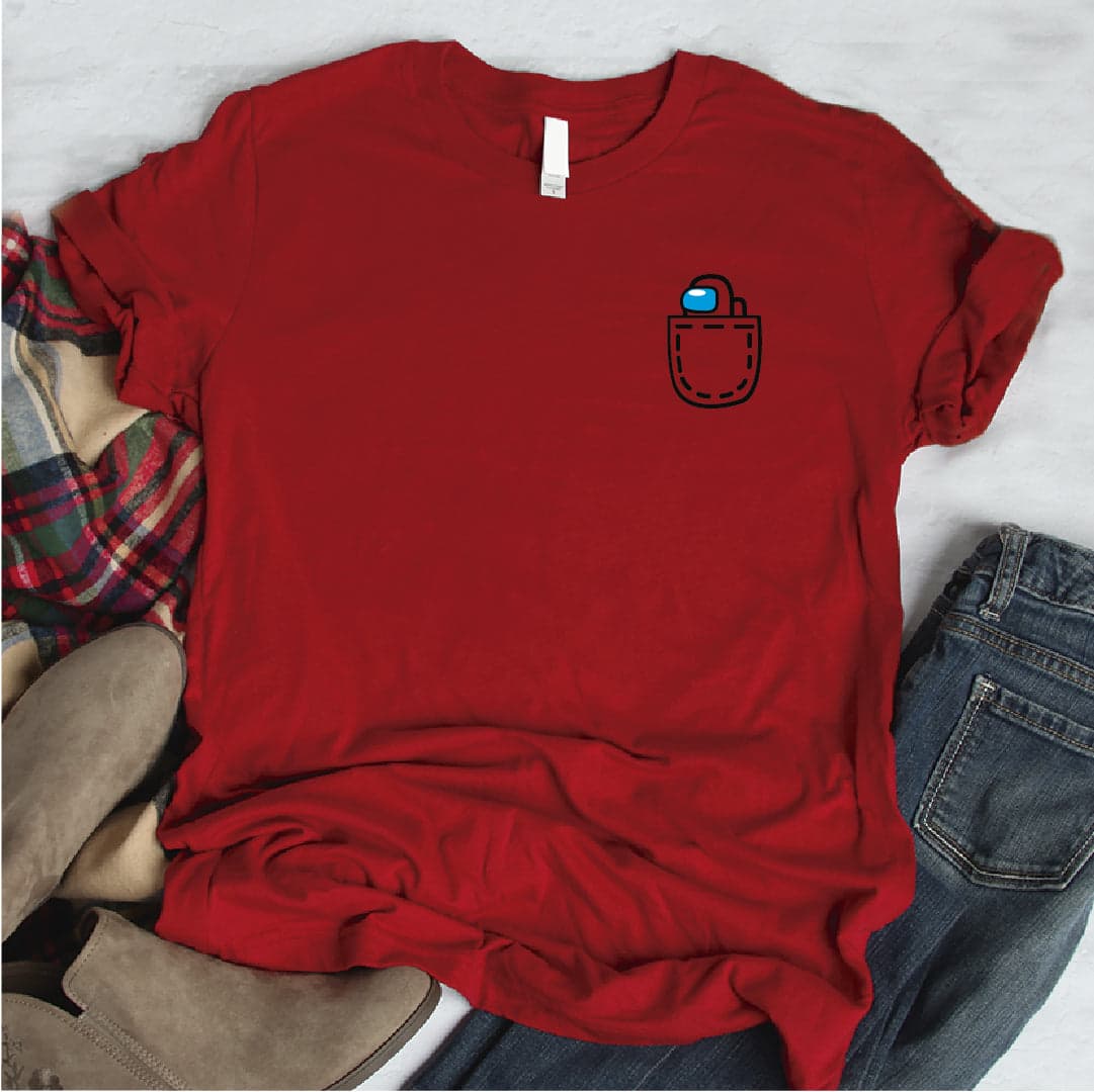Camisa estampada  tipo T-shirt  AMONG US BOLSILLO — foto 5