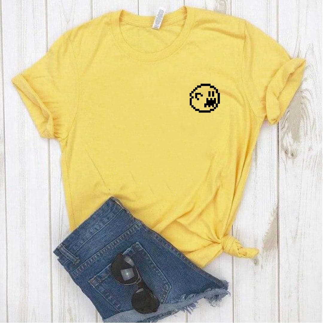 Camisa estampada  tipo T-shirt  BOO FANTASMA PIXEL — foto 2