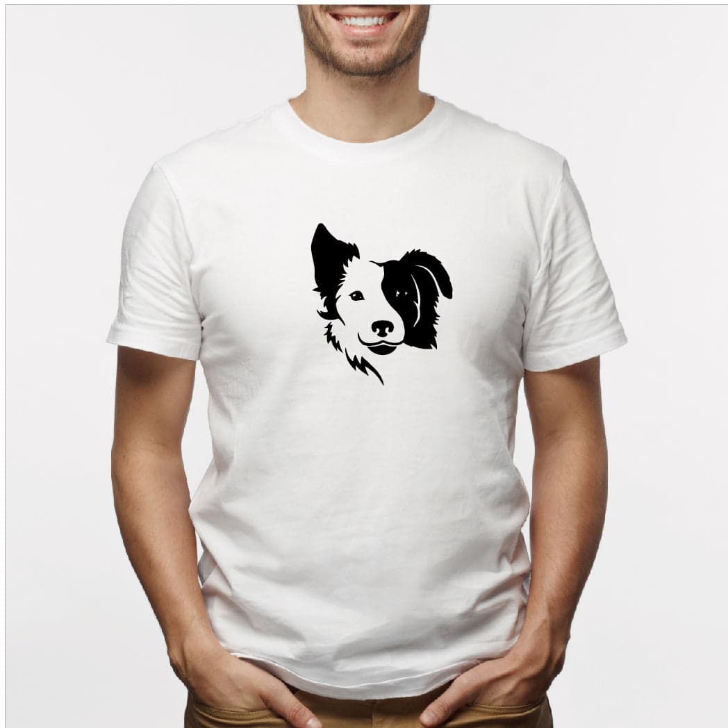 Camisa estampada para hombre  tipo T-shirt Border Collie — foto 1