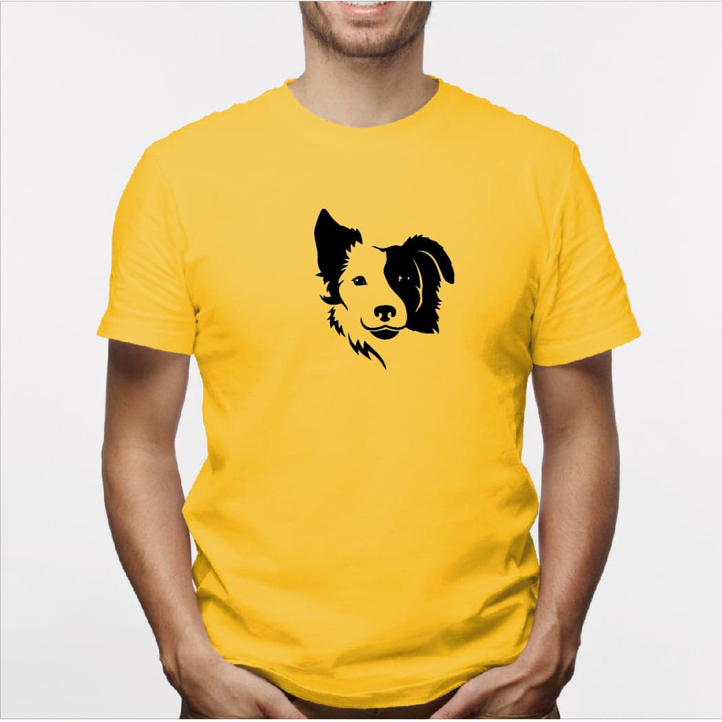 Camisa estampada para hombre  tipo T-shirt Border Collie — foto 5