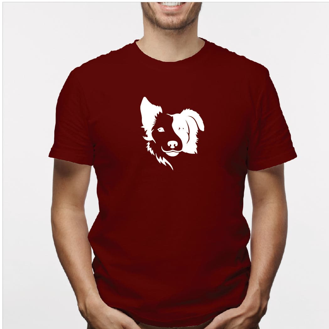 Camisa estampada para hombre  tipo T-shirt Border Collie — foto 6