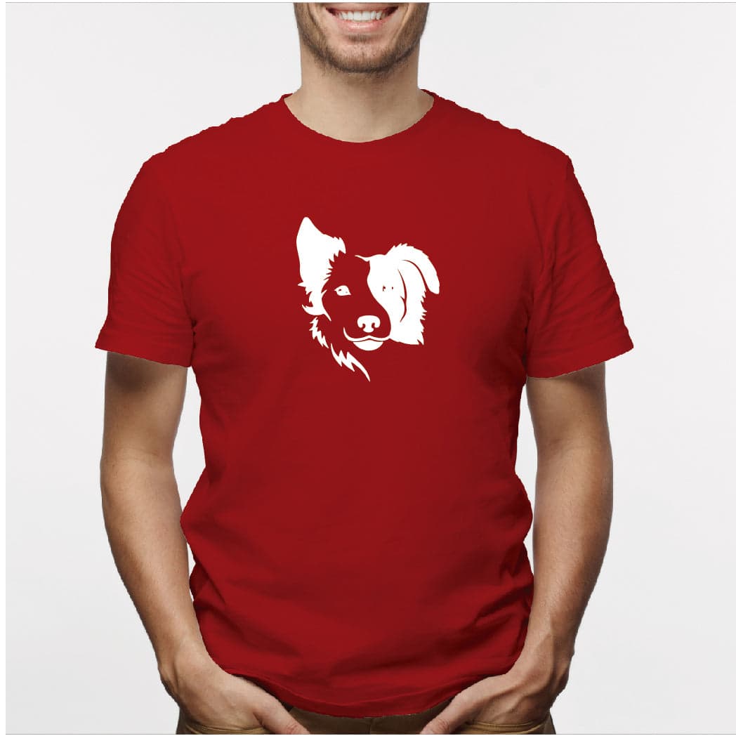 Camisa estampada para hombre  tipo T-shirt Border Collie — foto 2