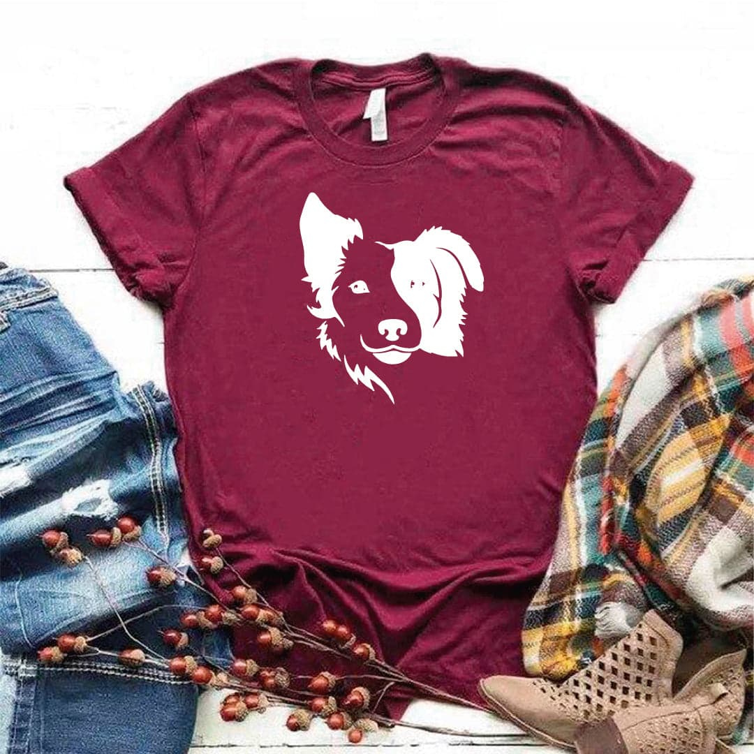 Camisa estampada tipo T- shirt Border Collie — foto 4