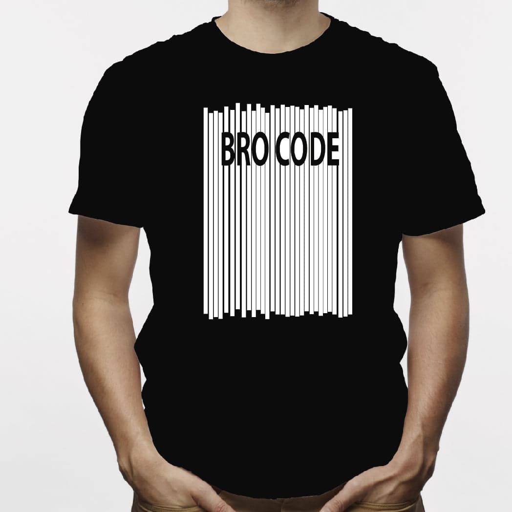 Camisa estampada para hombre tipo T-Shirt Bro Code — foto 2