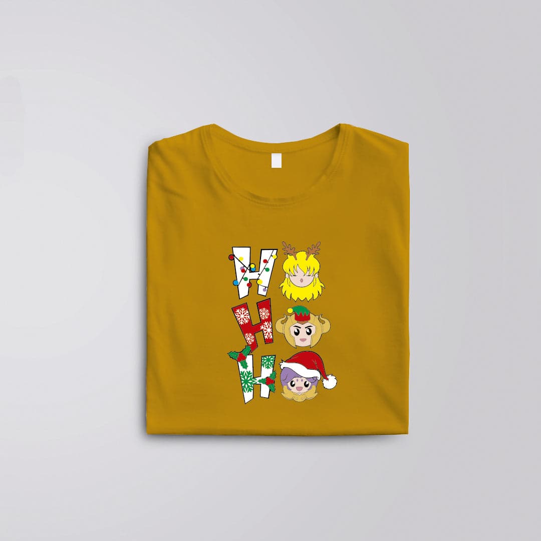 Camisa estampada  tipo T-shirt  CABALLEROS DEL ZODIACO CHIBI NAVIDAD — foto 2