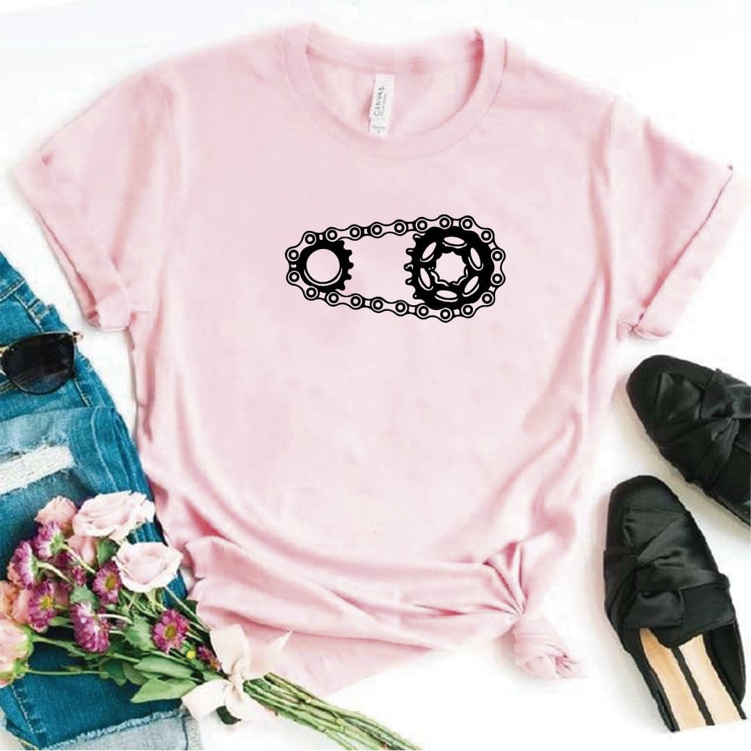 Camisa estampada  tipo T-shirt Cadena bicicleta (Dama) — foto 8