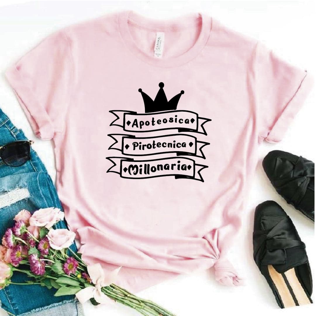 Camiseta tipo T-shirt Apoteocica, pirotecnica, millonaria — foto 3