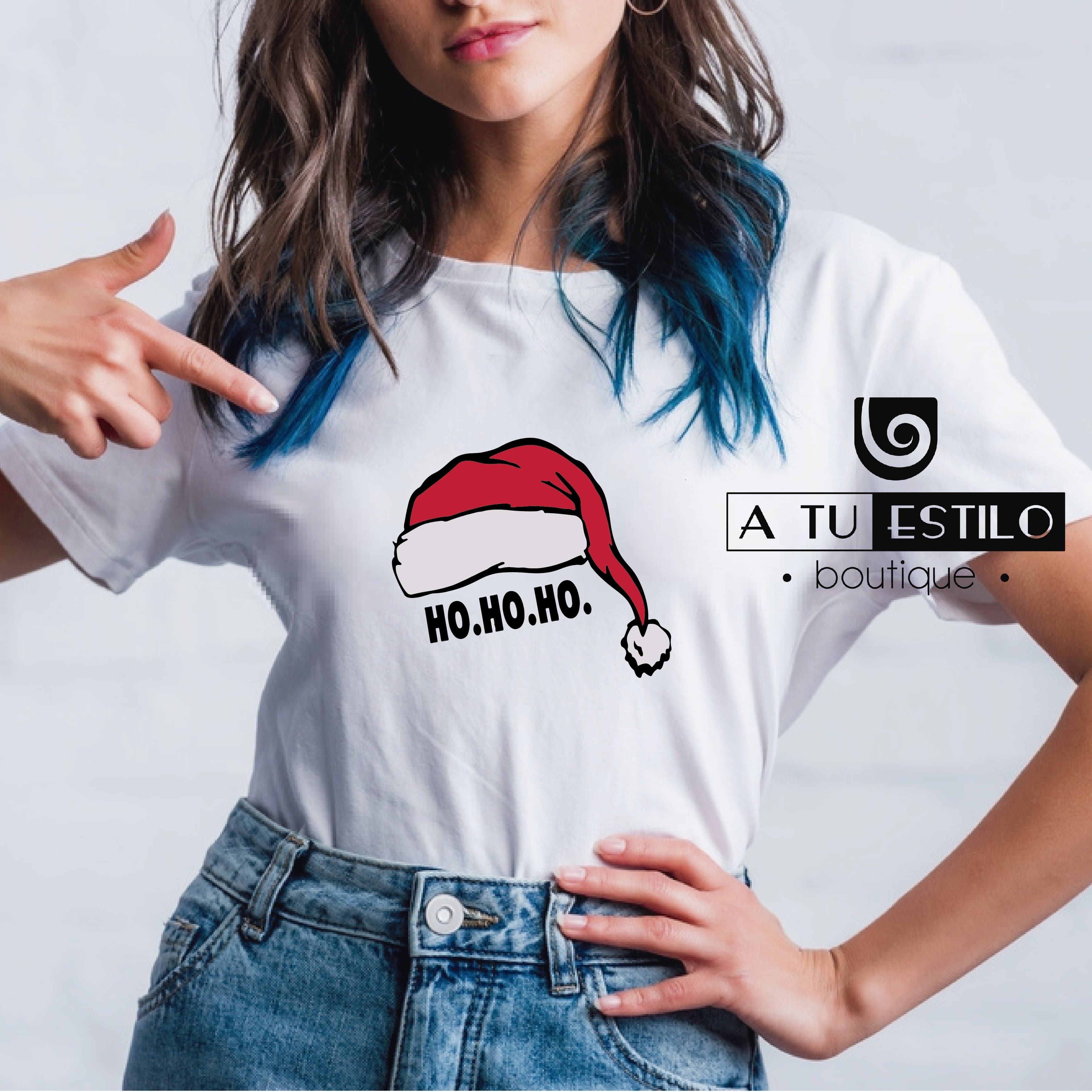 Camiseta T-shirt mujer navidad HO HO HO — foto 1